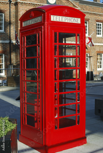 English Red Telephone Box