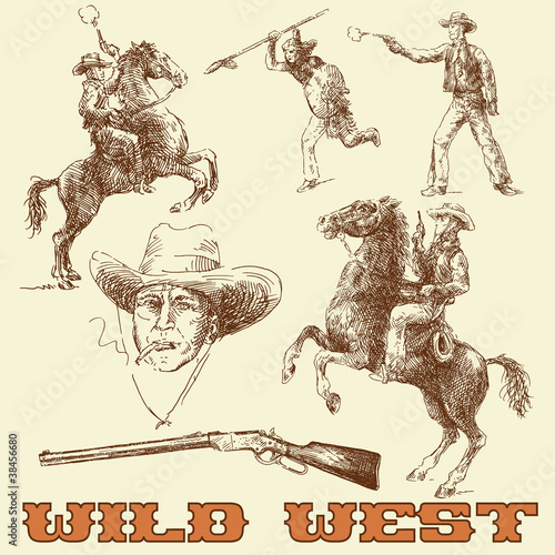 wild west set