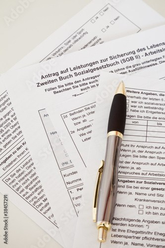 Antragsformular Arbeitslosengeld