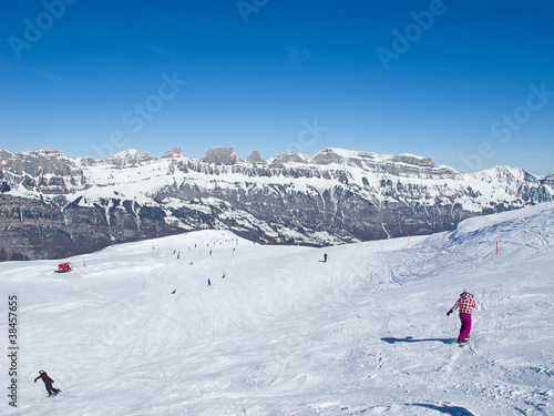 Winter in alps