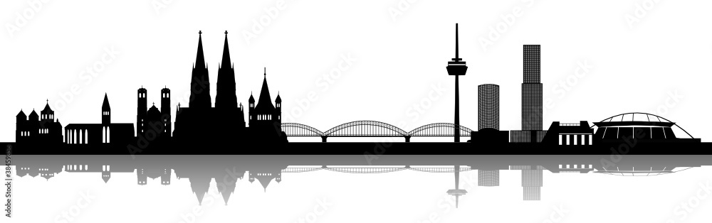 Fototapeta premium Skyline Köln
