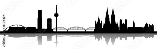 Köln mit Rheinbrücke