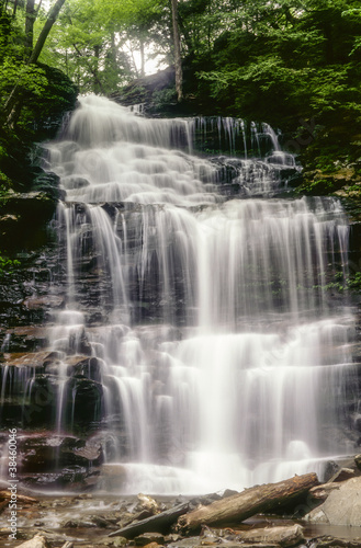 Ganoga Falls in early May