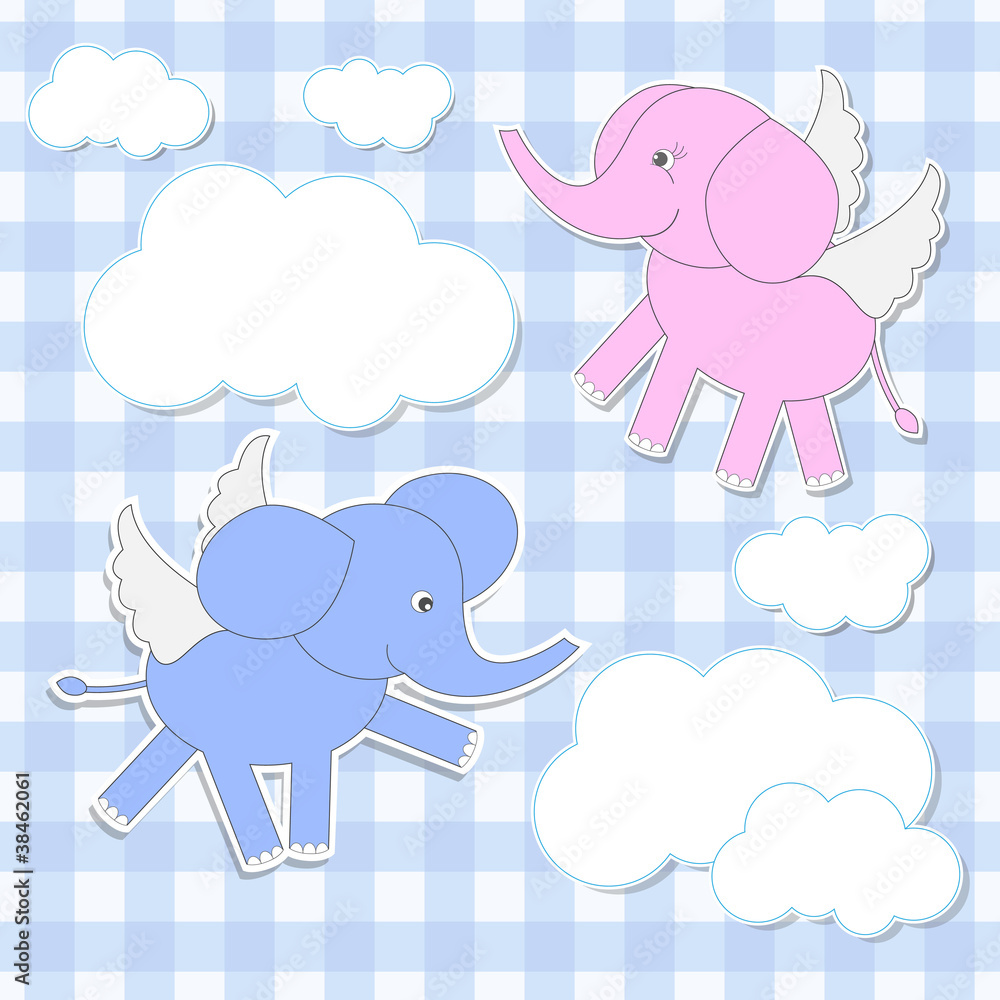Cute babies-elephants angels Cute babies-elephants angels