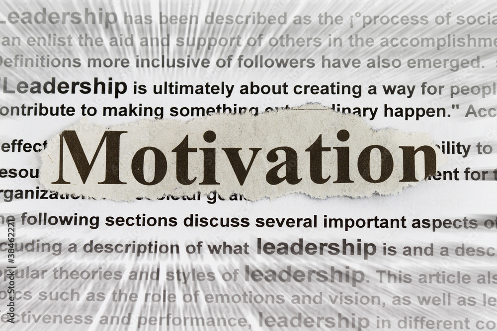 Fototapeta premium Motivation