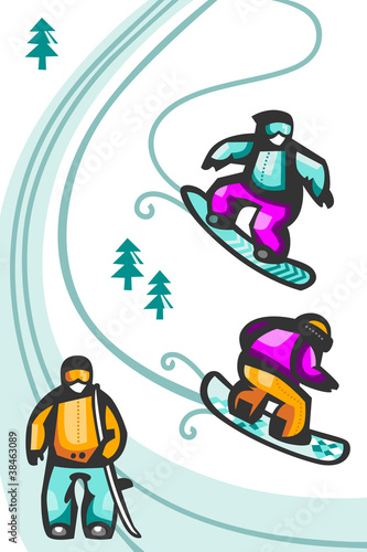 Snowboarders