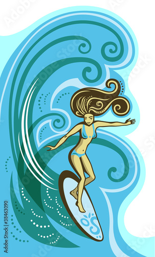 Surfer girl