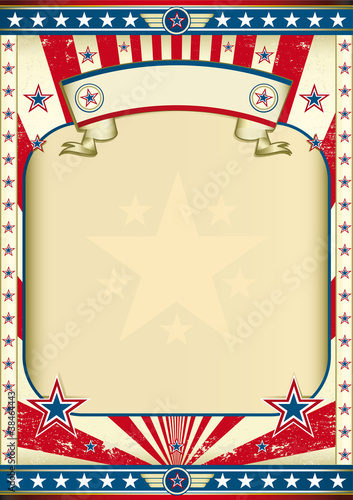 American old poster