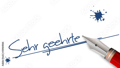 Anschreiben - Sehr geehrte...