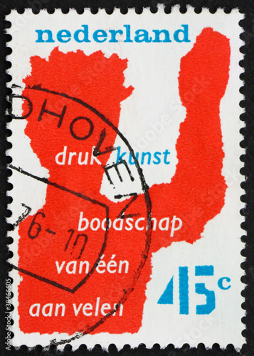 Postage stamp Netherlands 1976 One Communicating with Many