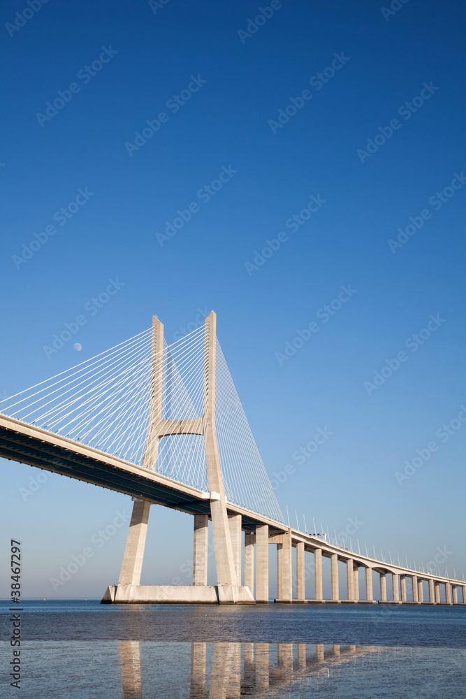 Naklejka premium Vasco da Gama bridge in Lisbon