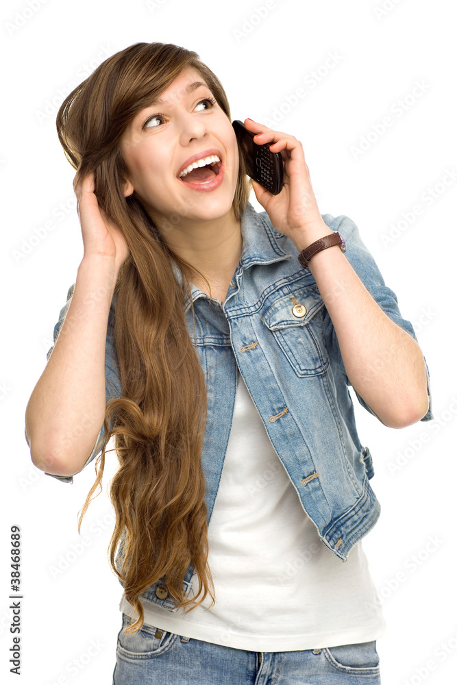 Young woman using mobile phone