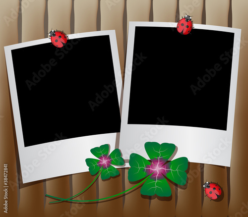 fotorahmen kleeblatt