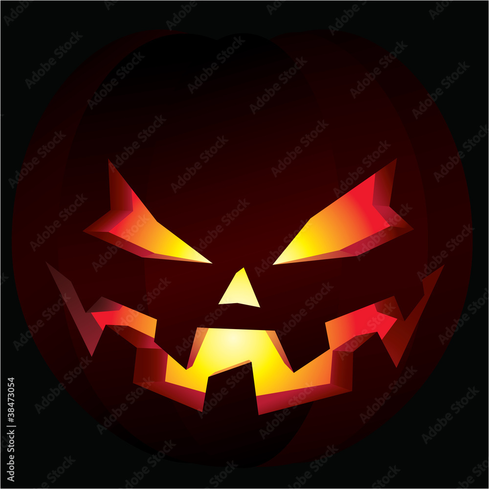 Spooky Halloween pumpkin Spooky Halloween pumpkin