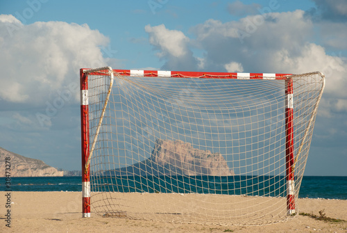 Beach football goal