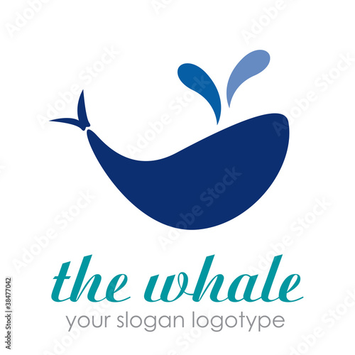 Logo the whale # Vector
