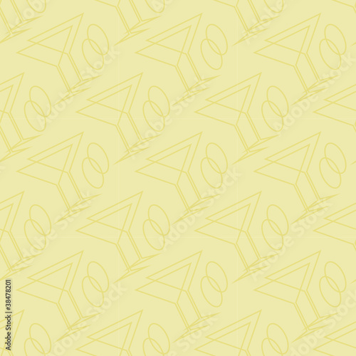 Seamless wine glasses pattern
