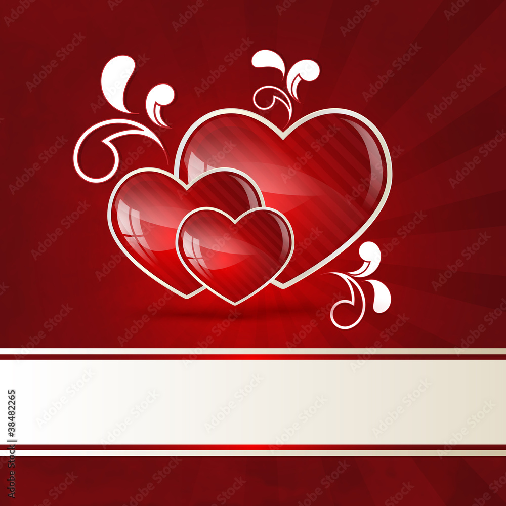 Biglietto di San Valentino - Valentine's card Biglietto di San Valentino - Valentine's card