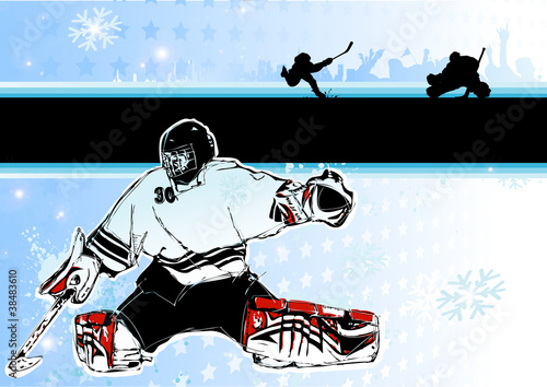 ice hockey background 1