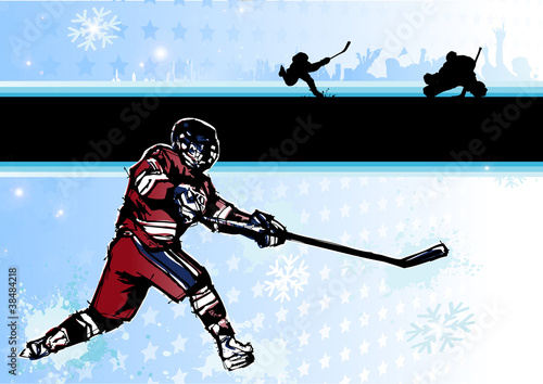 ice hockey background 2