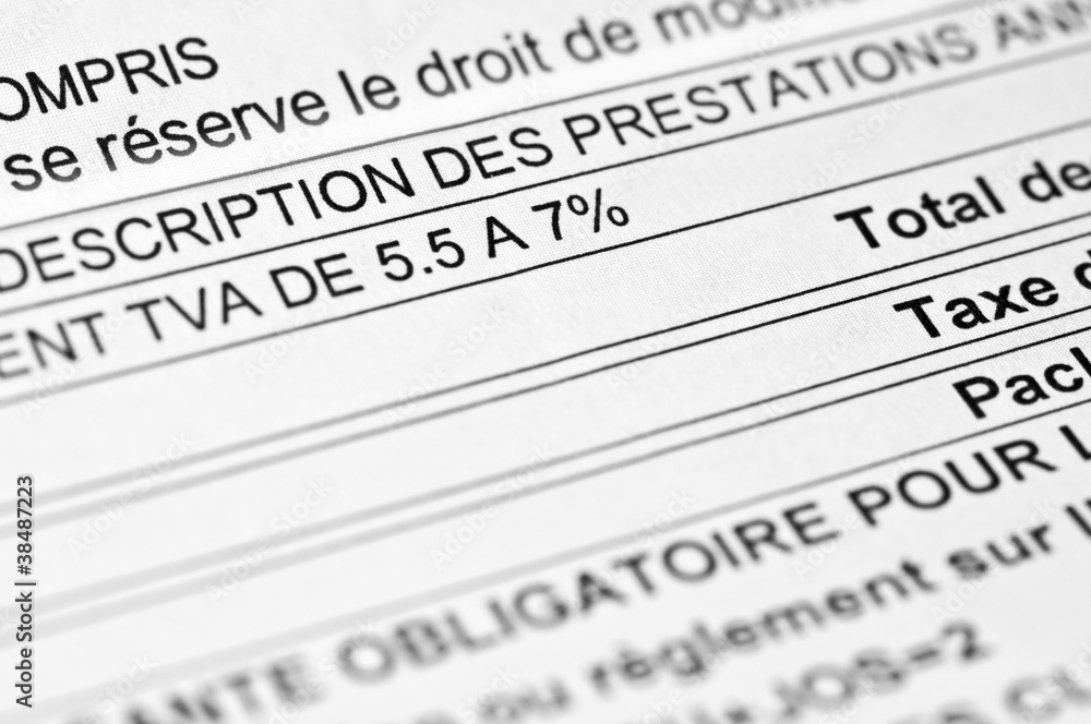 Augmentation de la TVA de 5,5 à 7%