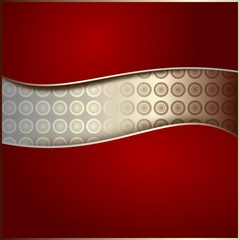 Fototapete Malerische Inspiration Intensiv roter eleganter Hintergrund  © bruniewska