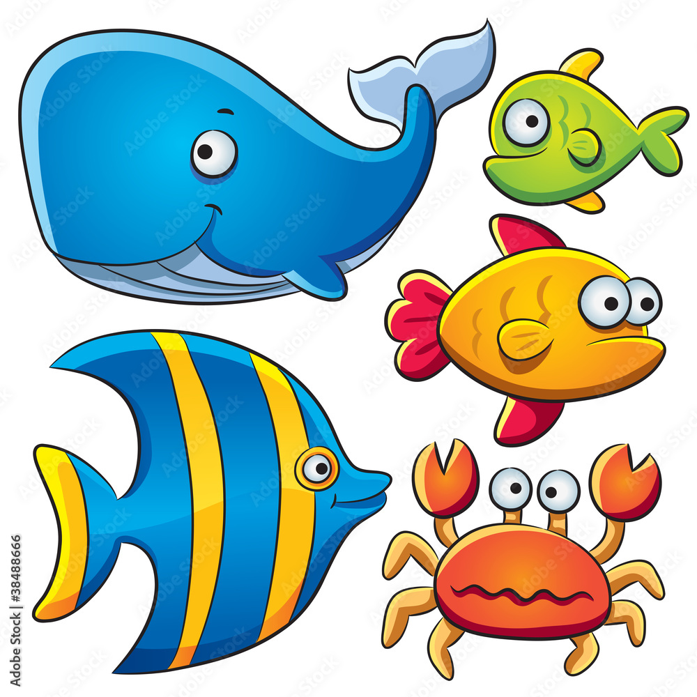 Obraz premium Sea Fish Collection