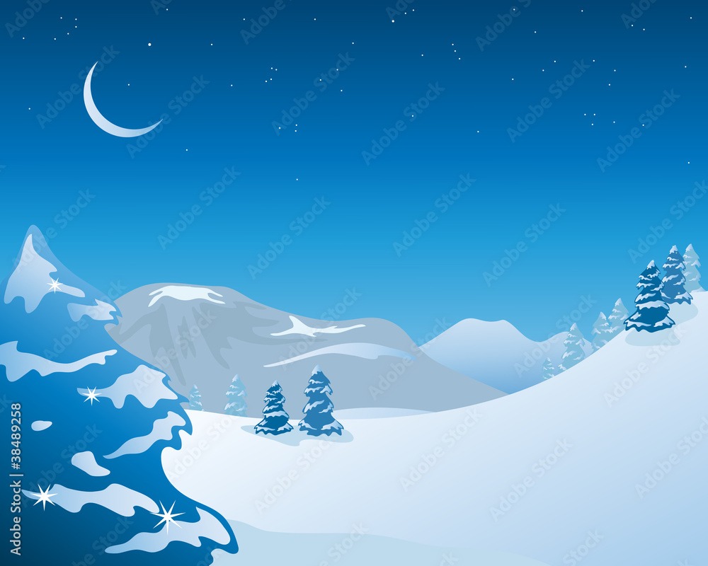 Obraz premium winter scenery