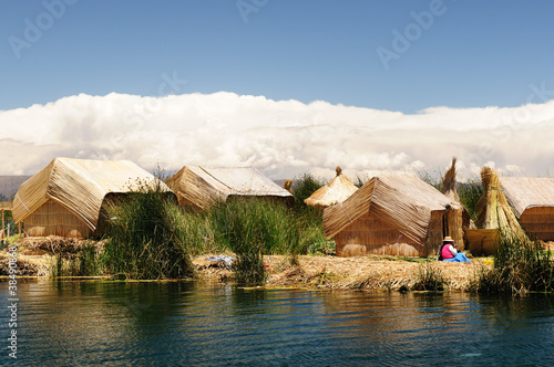 Photos Titicaca lake, Peru, floating islands Uros