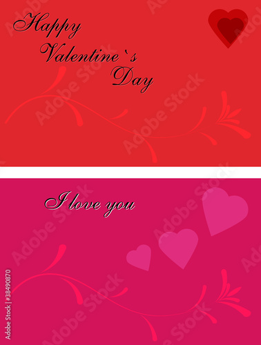 Happy Valentine`s day card