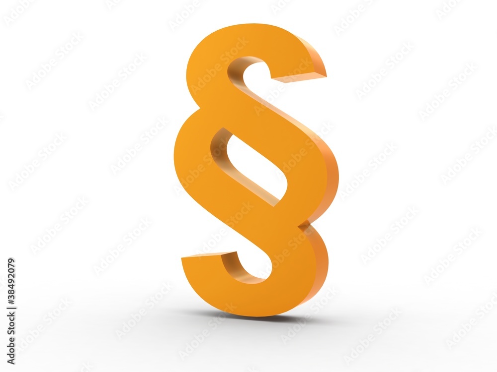 3d Icon Paragraph orange 3d Icon Paragraph orange