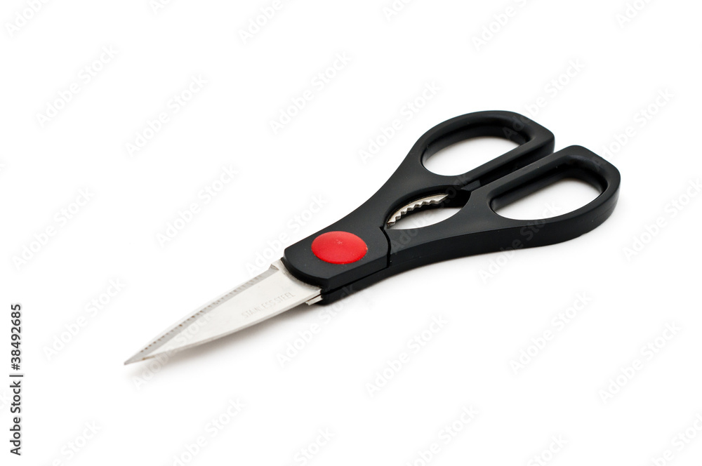Pair of scissors isolated over white background Pair of scissors isolated over white background