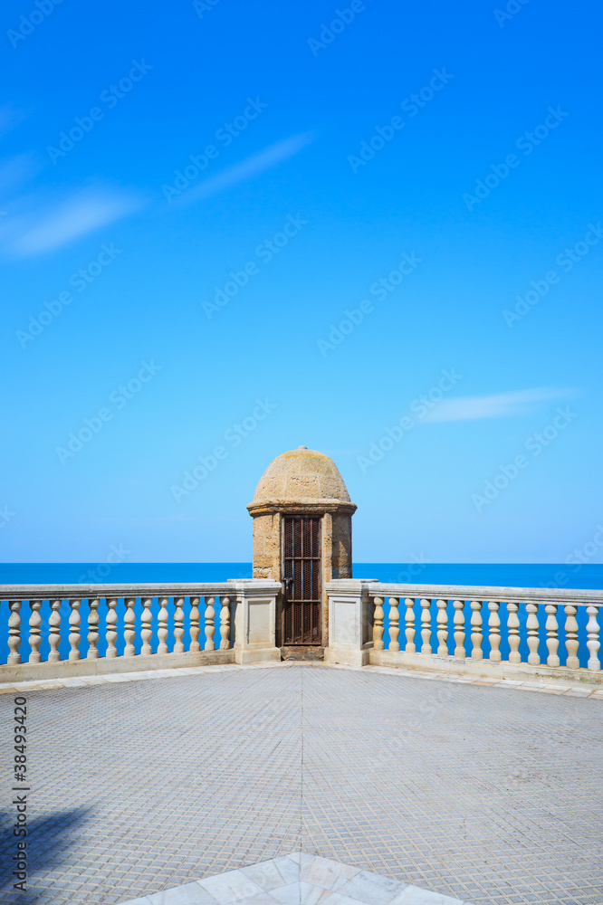 Fototapeta premium Cadiz watch turrets. Andalusia, Spain