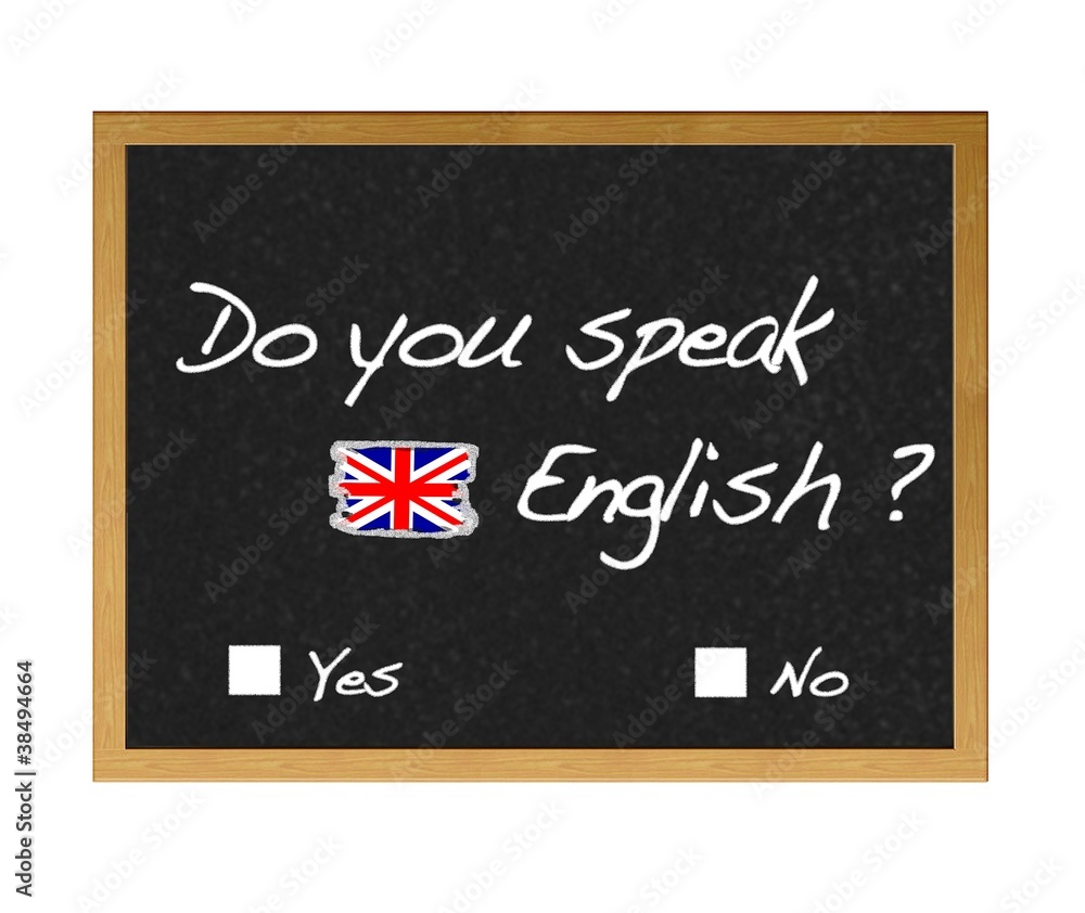 Fototapeta premium English.
