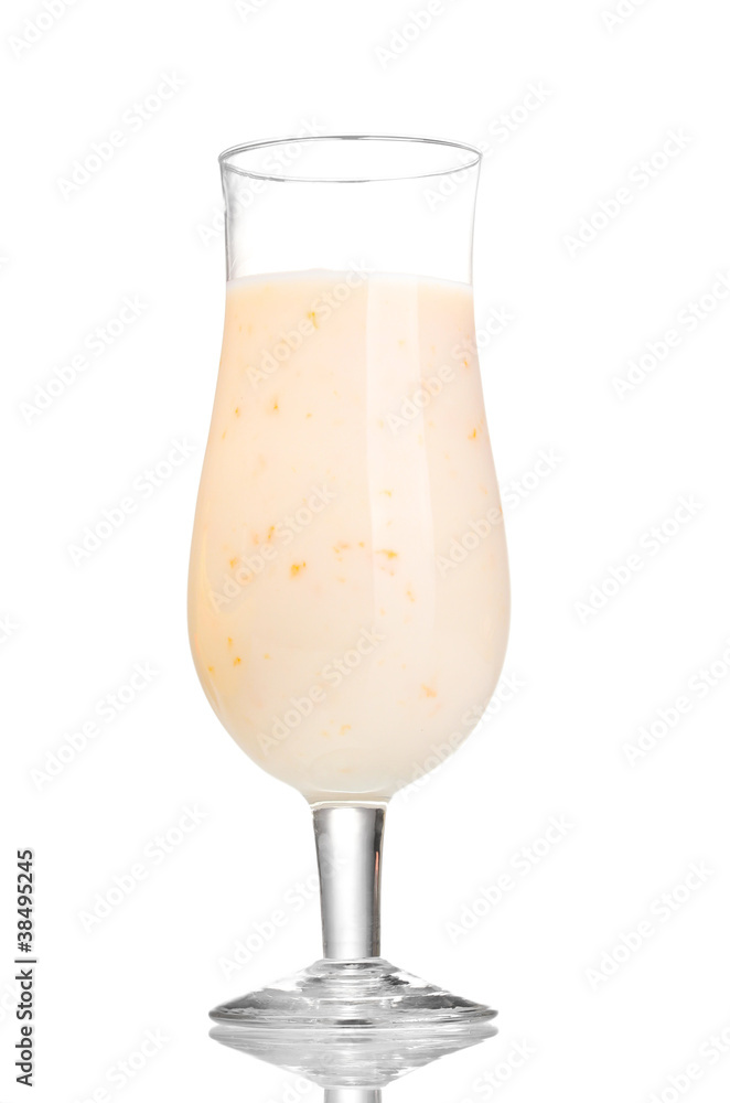 Milk shake isolated on white Milk shake isolated on white