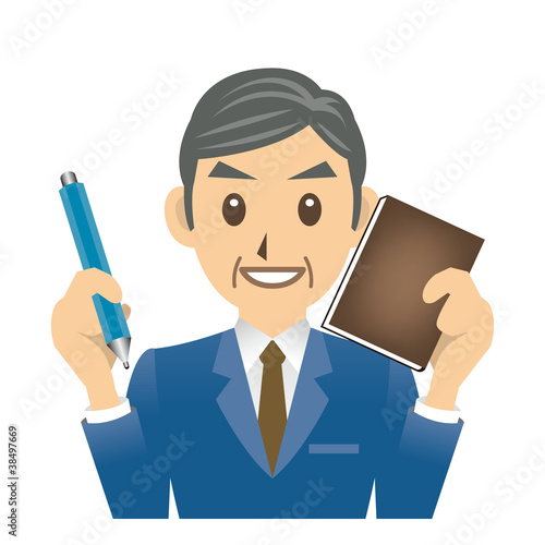 ビジネスマン C BI 手帳