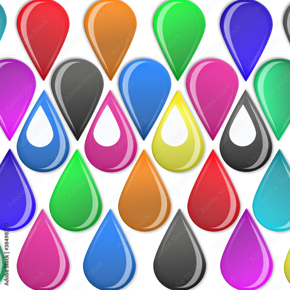 Color Wheel isolated on white background Color Wheel isolated on white background