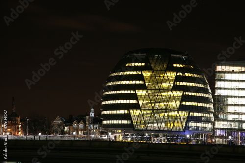 London City Hall at Night