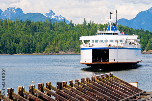 british columbia ferry, earls cove photo