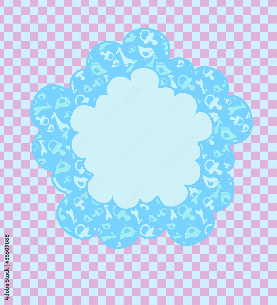 The frame for boy baby. The frame for boy baby.