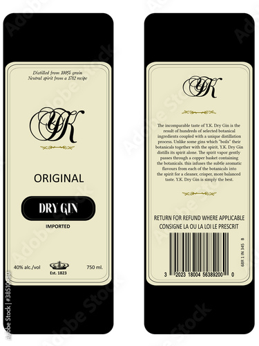 gin label