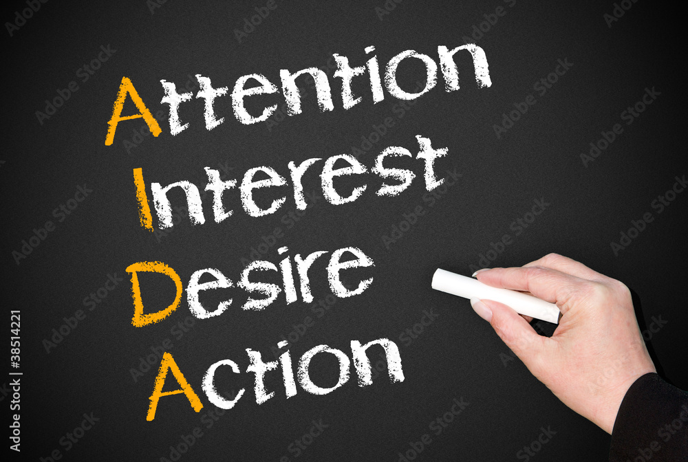 AIDA Marketing and Advertising Concept AIDA Marketing and Advertising Concept