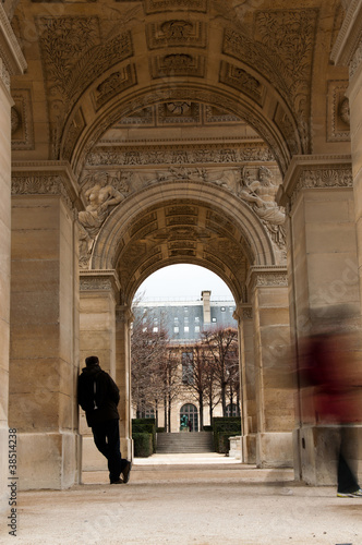 dessous carrousel du Louvre