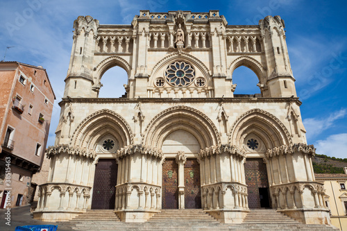Cuenca's Cathedral facade, Spain