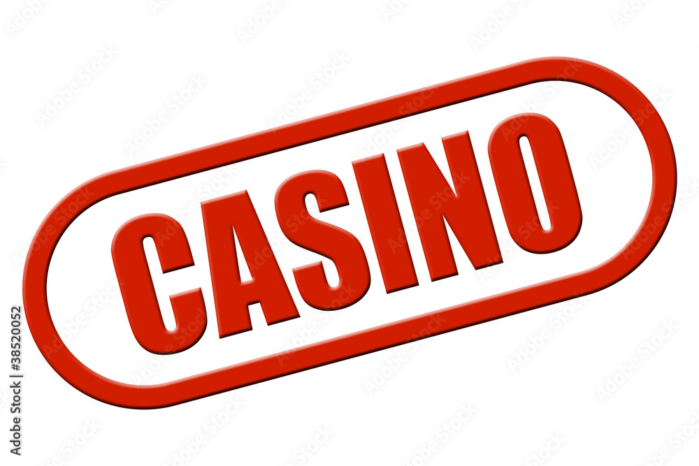 Stempel rot rel CASINO Stempel rot rel CASINO