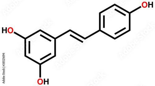 Resveratrol structural formula