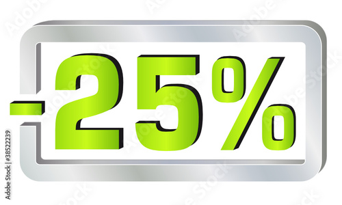 Rabatt - 25 %