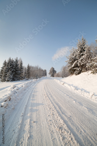 Winter road. © Janis Smits
