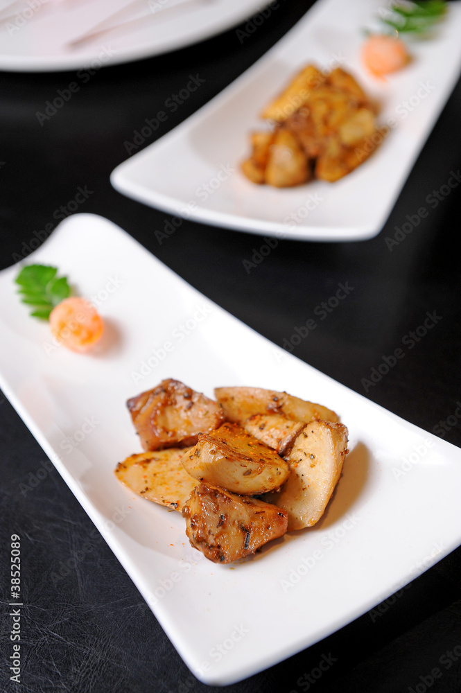 traditional tapas of mushrooms traditional tapas of mushrooms