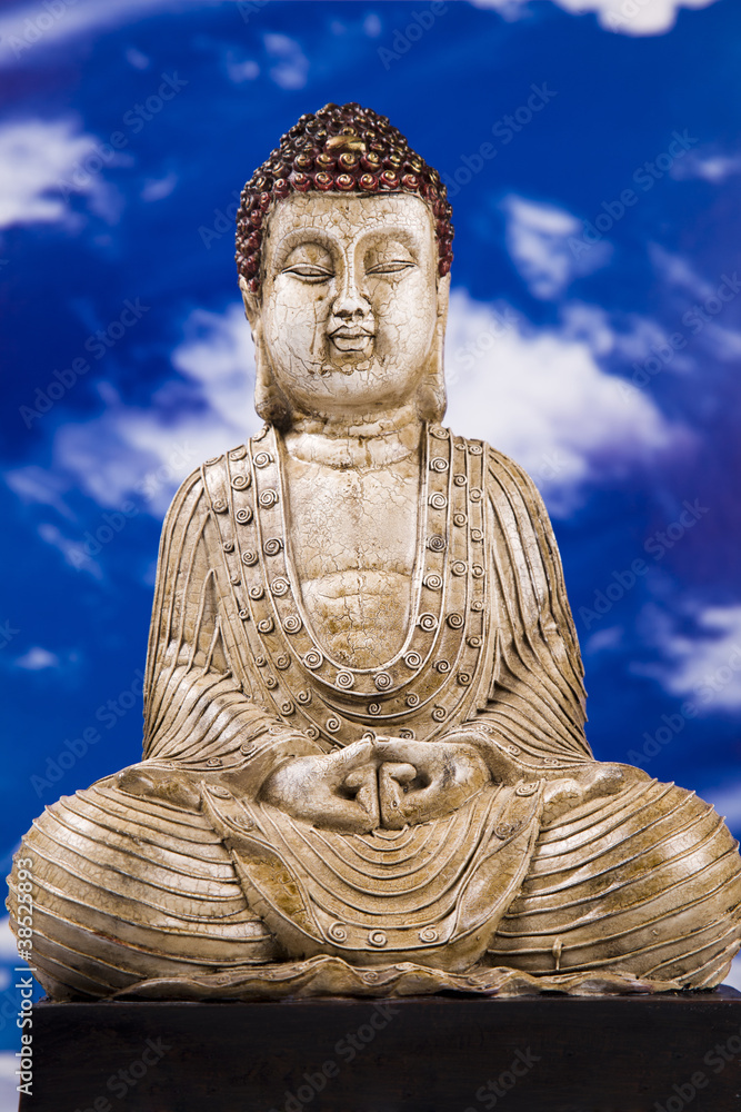 Obraz premium Buddha on the sky